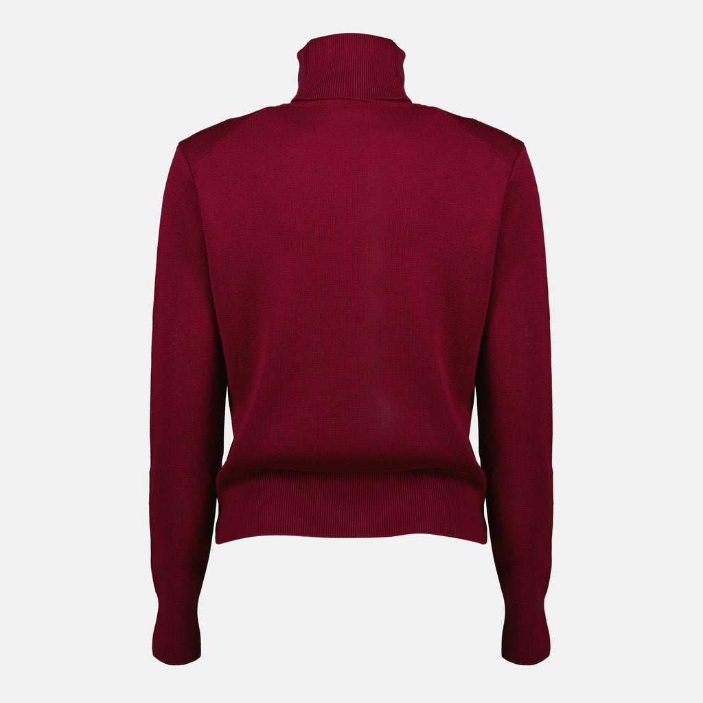 Imagen del suéter de cuello alto Ami de coeur de la marca Ami PARIS para Mujer - Temporada Otoño-Invierno 2025 - Vista Detallada_2