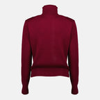 Imagen del suéter de cuello alto Ami de coeur de la marca Ami PARIS para Mujer - Temporada Otoño-Invierno 2025 - Vista Detallada_2