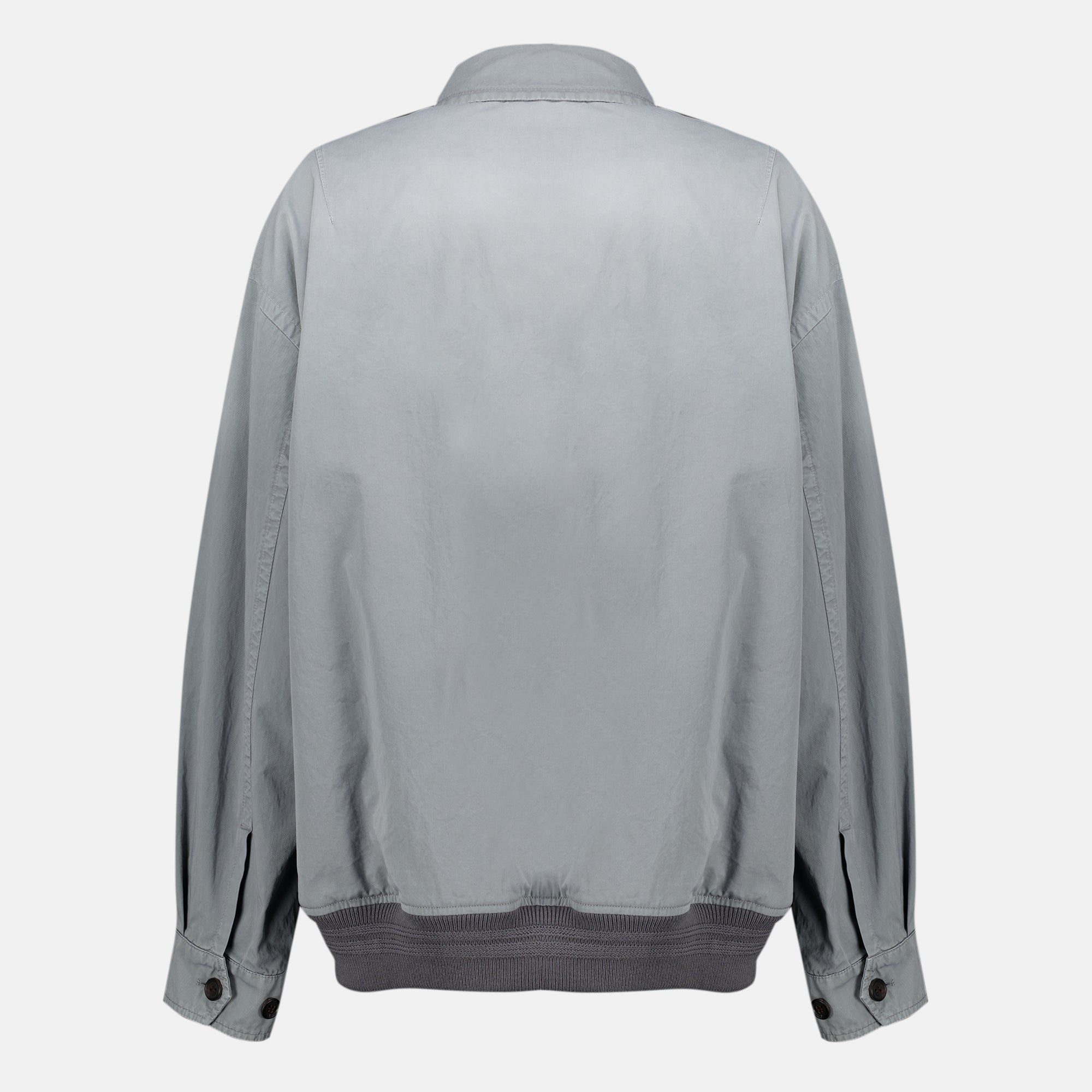 Vestes Blouson en sergé vieilli gris Miu Miu Gris Femme
