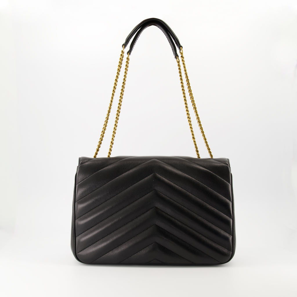 Sacs à main et épaule 라지 루루 백 Saint Laurent Noirr Femme