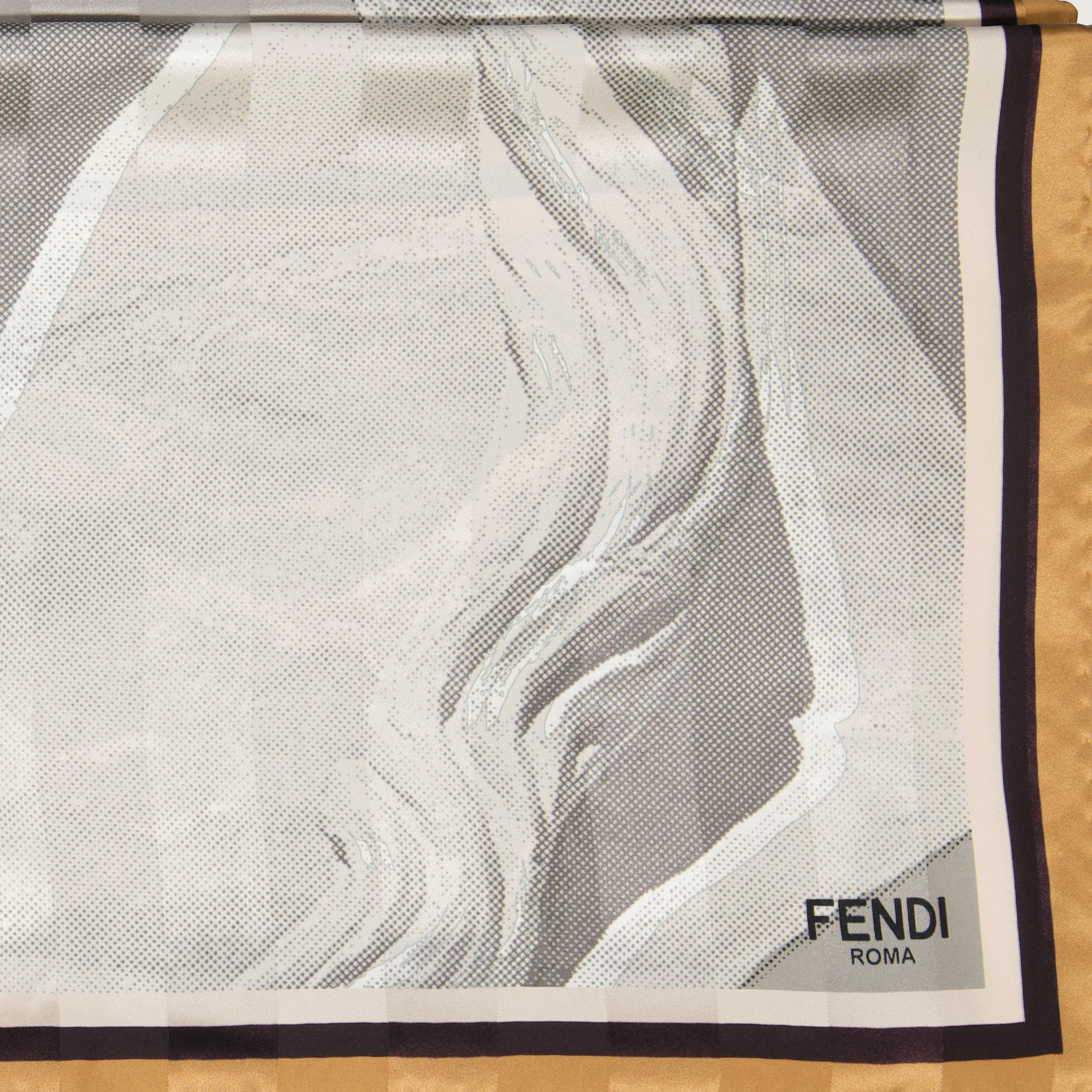 Écharpes, foulards et gants Foulard Fendi Fendi Gris Femme