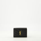 Image of the Cassandre wallet from the brand Saint Laurent for Women - Autumn-Winter 2025 - Front View