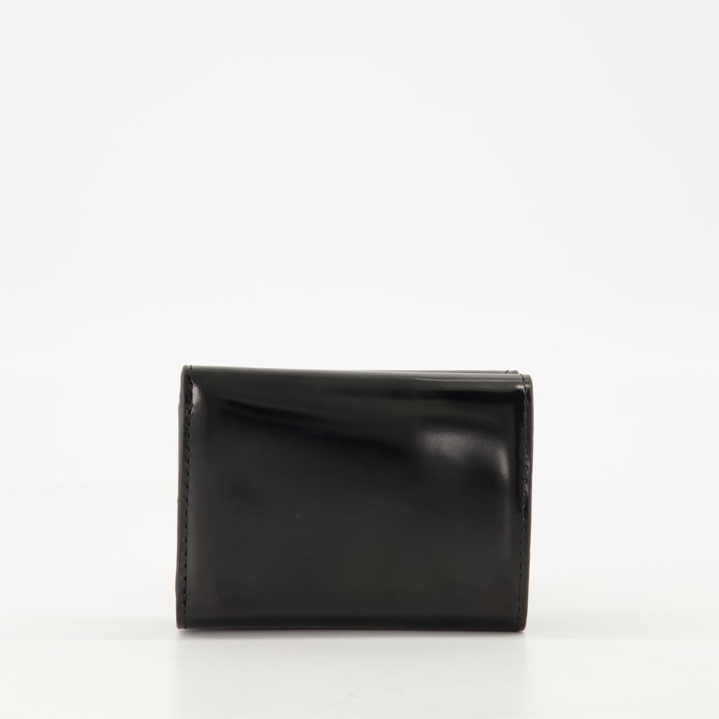 Kleine lederwaren Portefeuille 1DR Tri Fold Diesel Schwarz Femme
