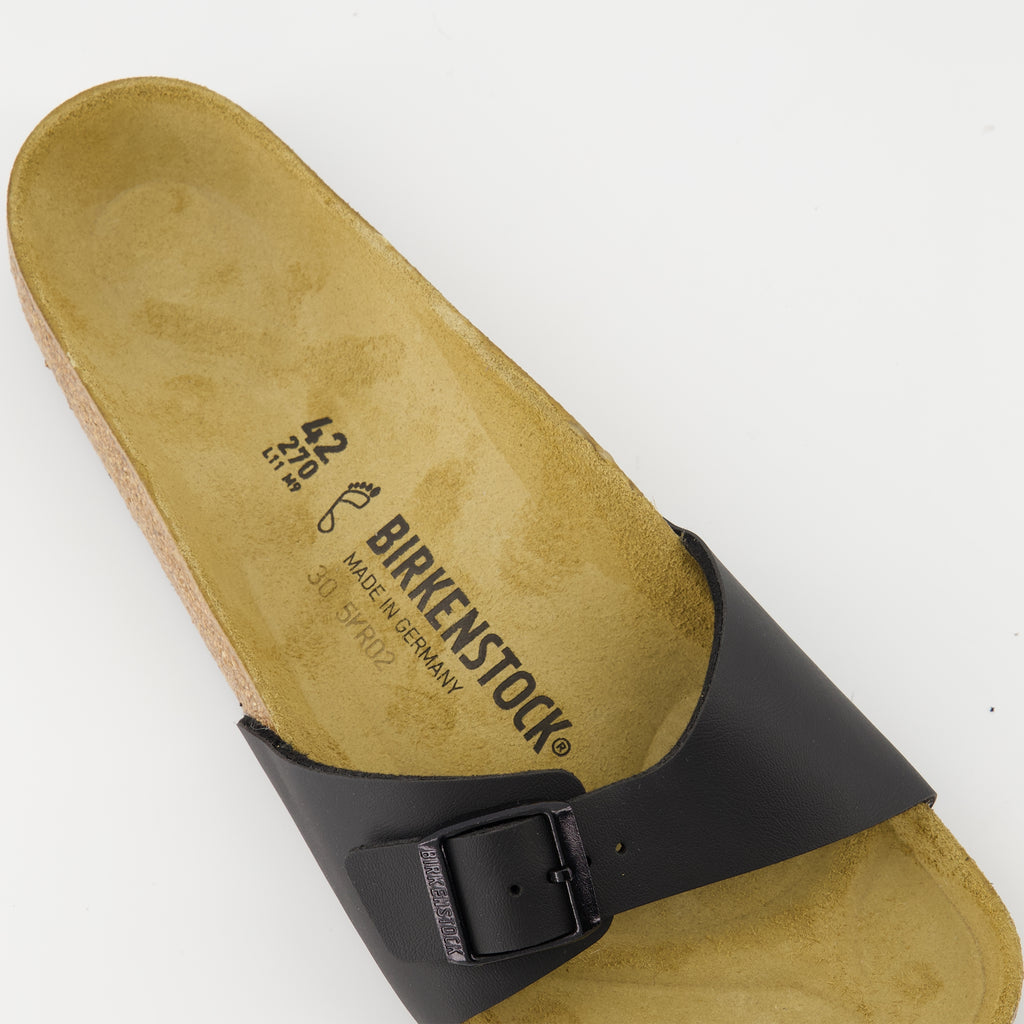 Chaussures ouvertes Sandales Madrid Birkenstock Noir Homme