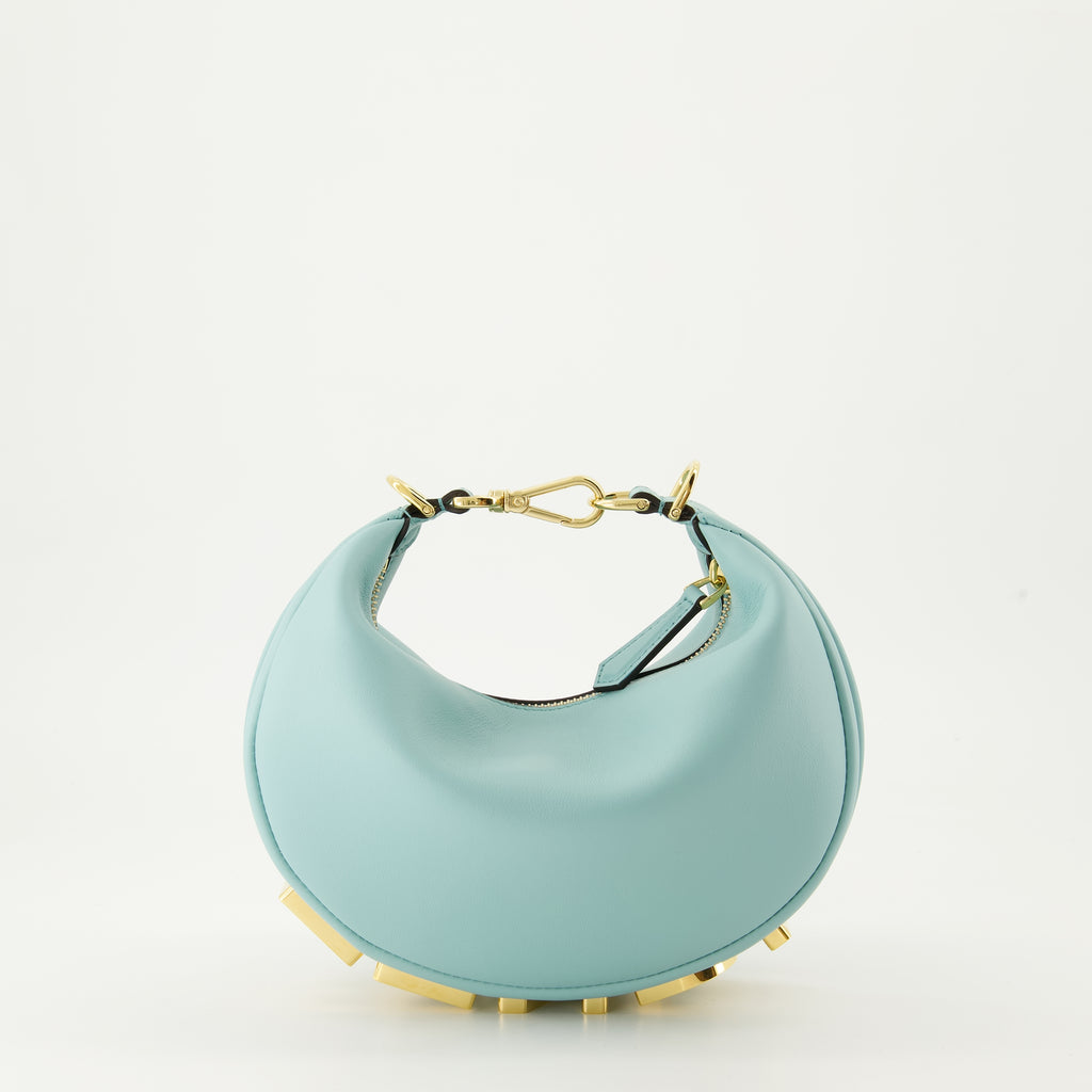 Sacs à main et épaule Mini sac Fendigraphy Fendi Bleu Femme