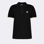 Polos Polo con Logo Moncler Negro Femme