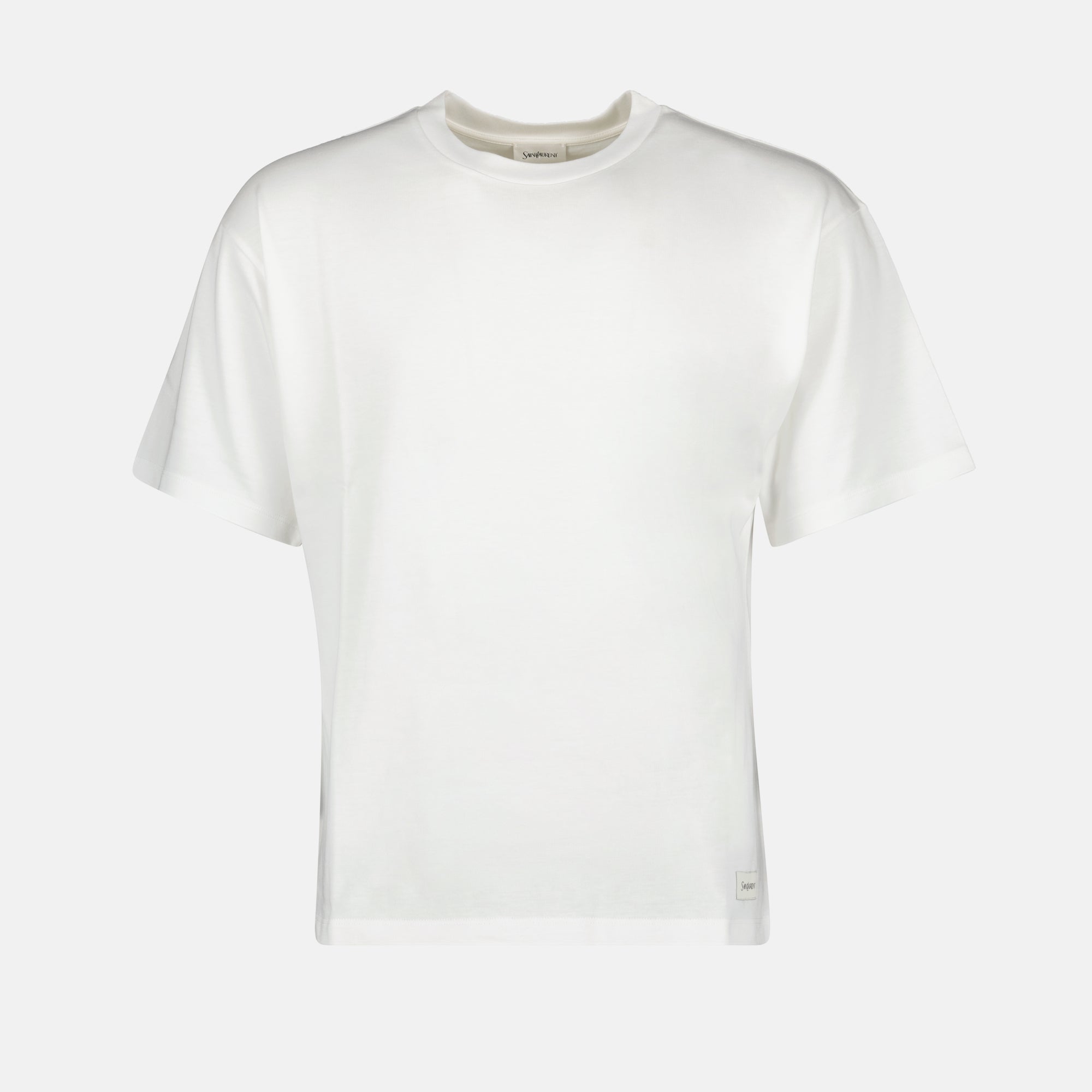 T-shirts T-shirt en jersey Saint Laurent Blanc Homme