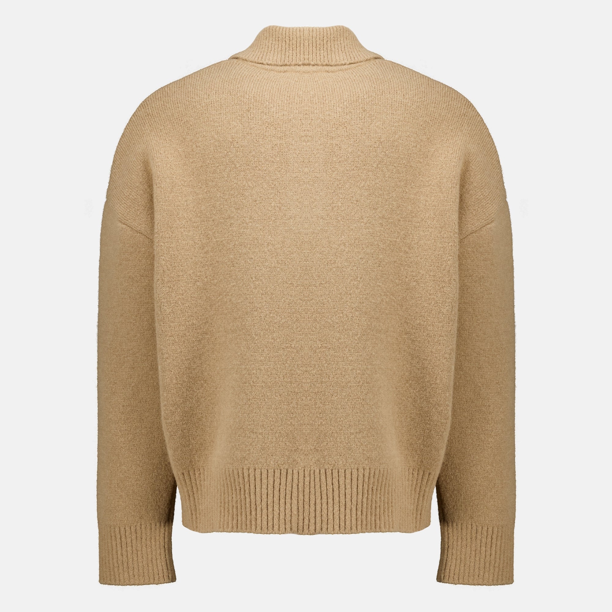 Polos Suéter Beige de Alpaca Ami PARIS Beige Unisexe
