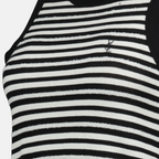 Top Débardeur Cassandre Saint Laurent Nero Femme