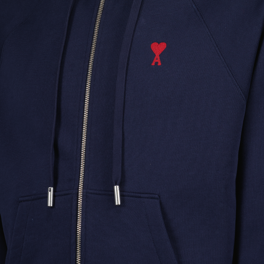 Sudaderas Sudadera con cremallera Ami de Coeur Ami PARIS azul oscuro Unisexo