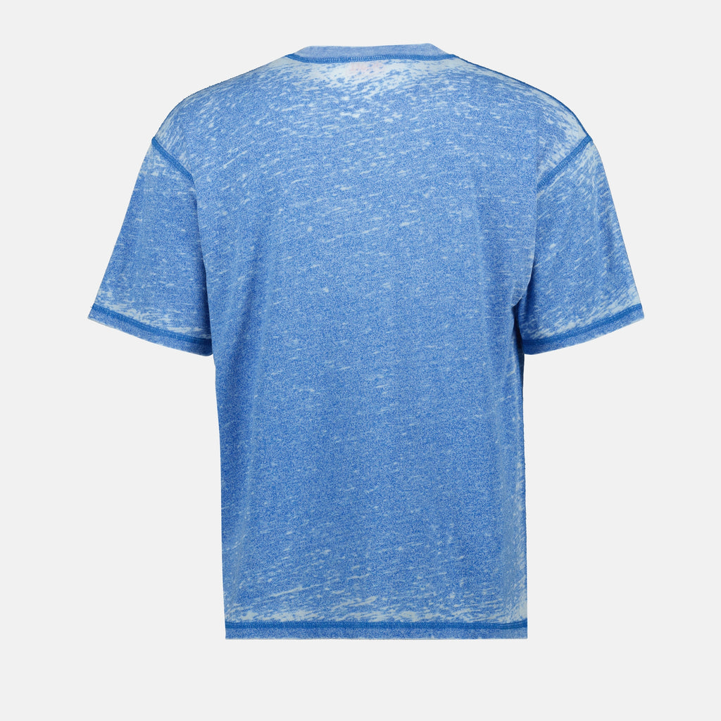 T-shirts T-shirt délavé T-boxt-pak Diesel Bleu Homme