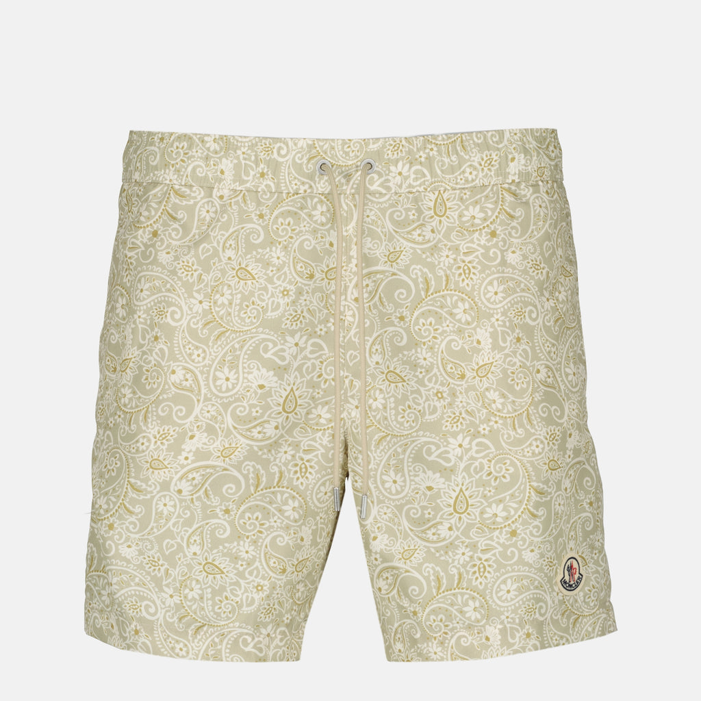 Imagen del bañador impreso en cachemira de Moncler para Hombre - Temporada Primavera-Verano 2026 - Vista Frontal