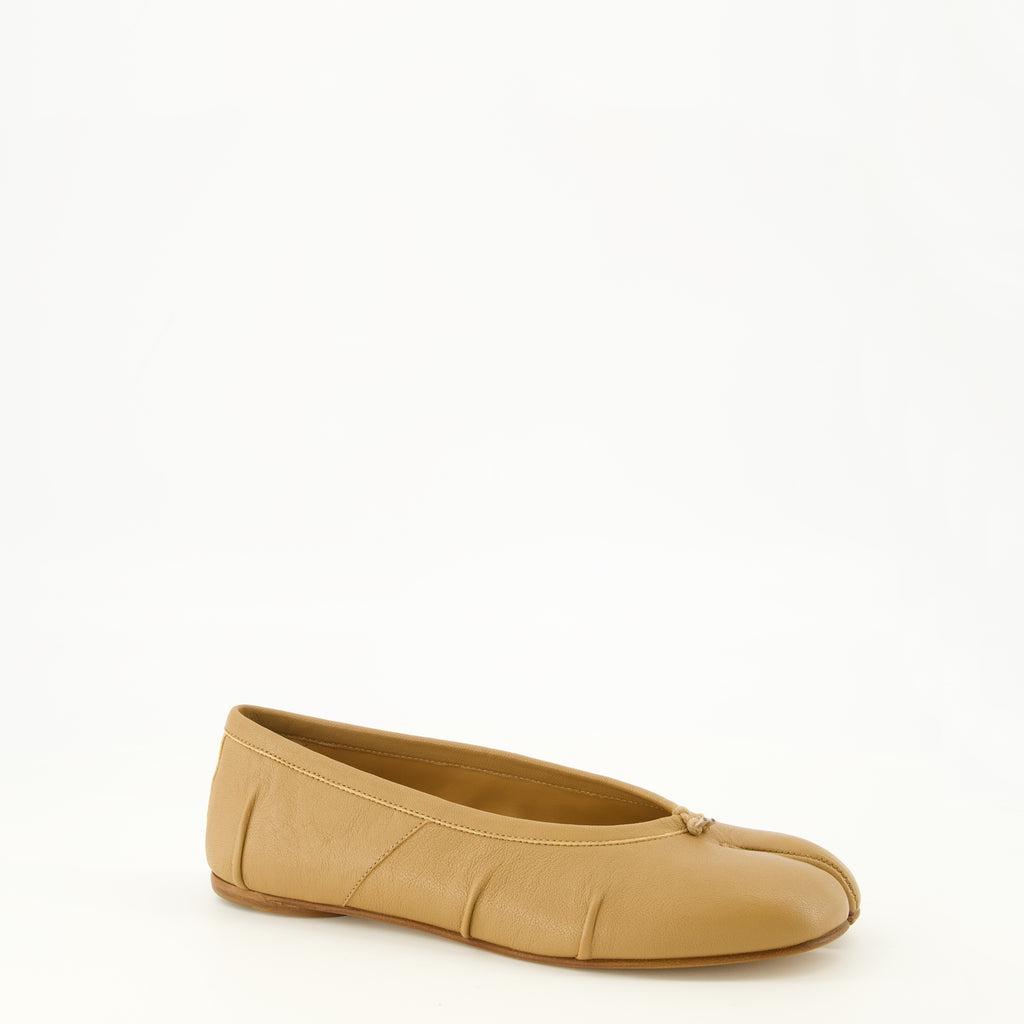 Chaussures plates 타비 발레리나 베이지 Maison Margiela Beige Femme
