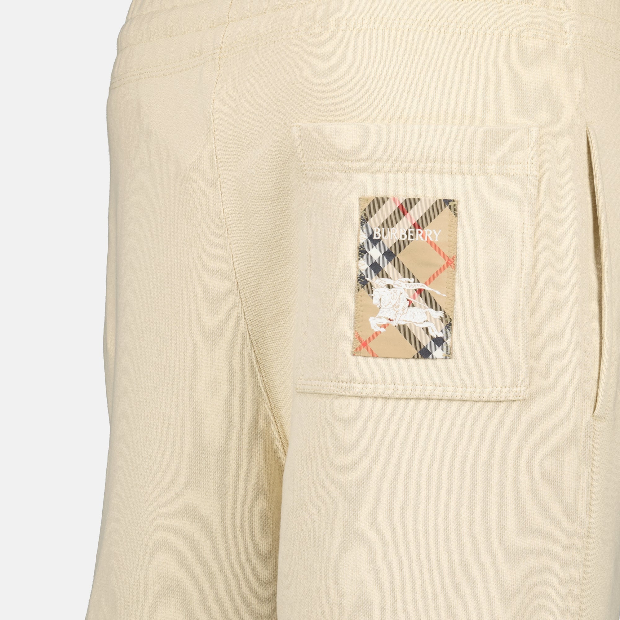Pantalones Pantalones Jogging Burberry Beige Homme