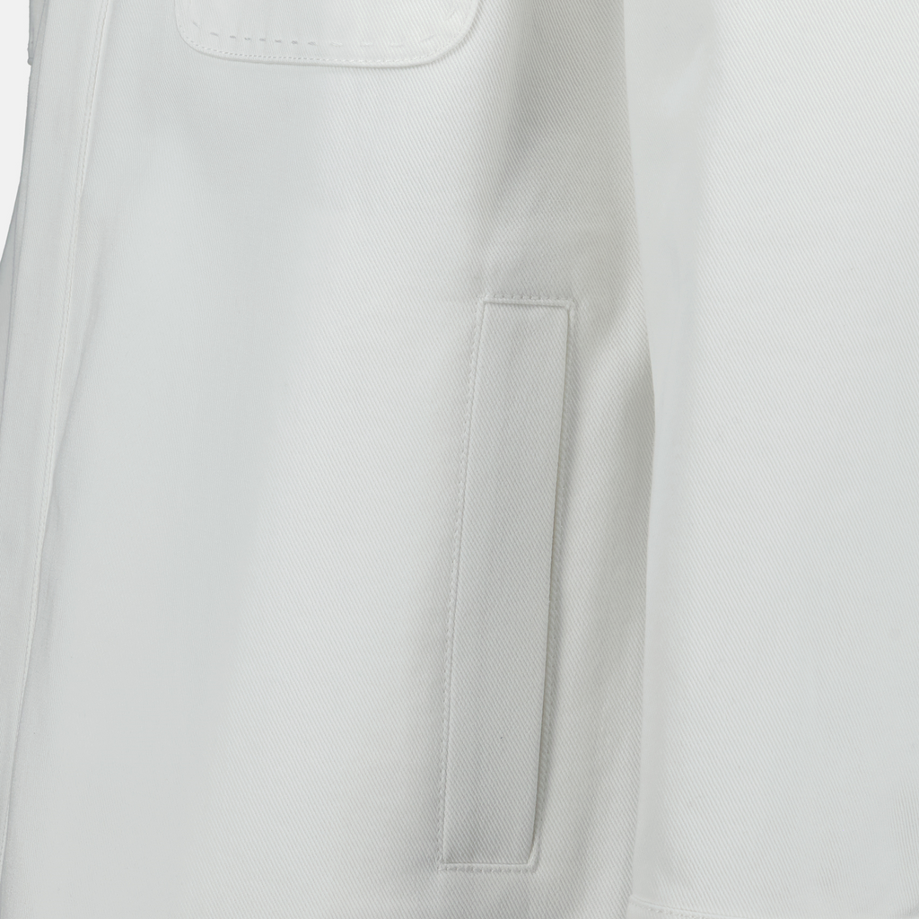 Giacche Giacca in Denim Fendi Bianco Homme