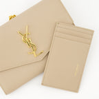 Crossbody bags Uptown Chain Pouch Saint Laurent Beige Femme