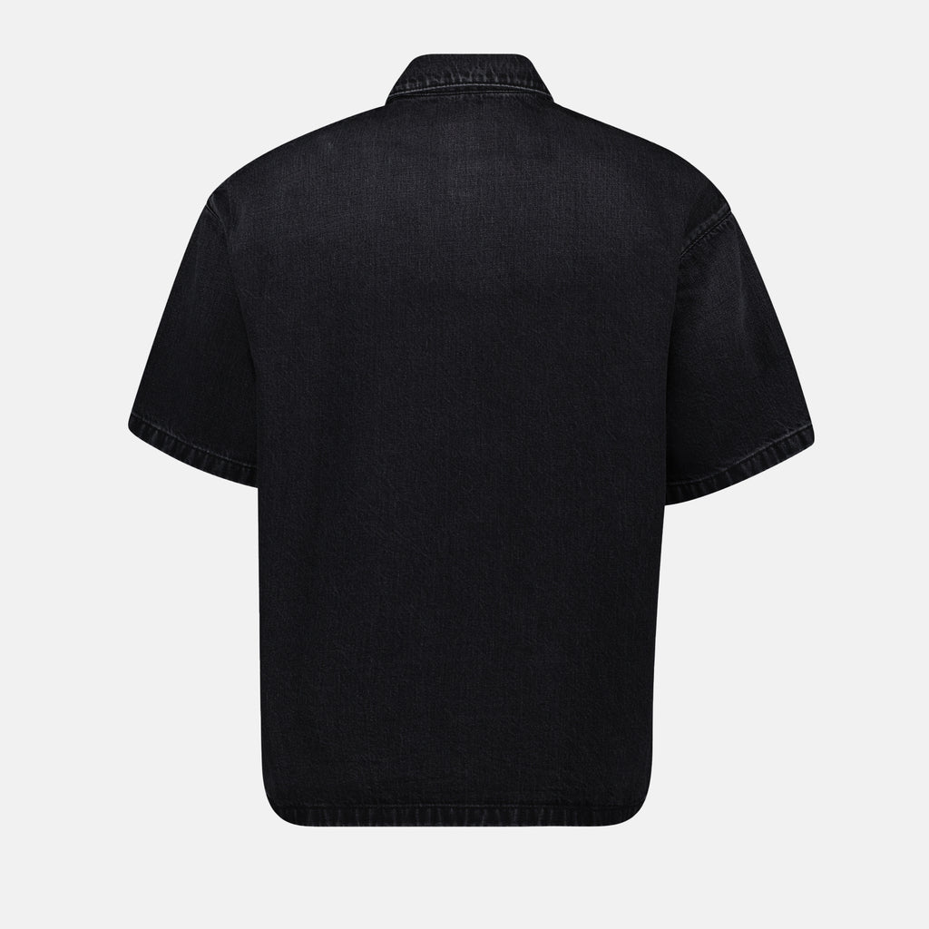 Camisas Camisa de Denim Prada Preto Homme