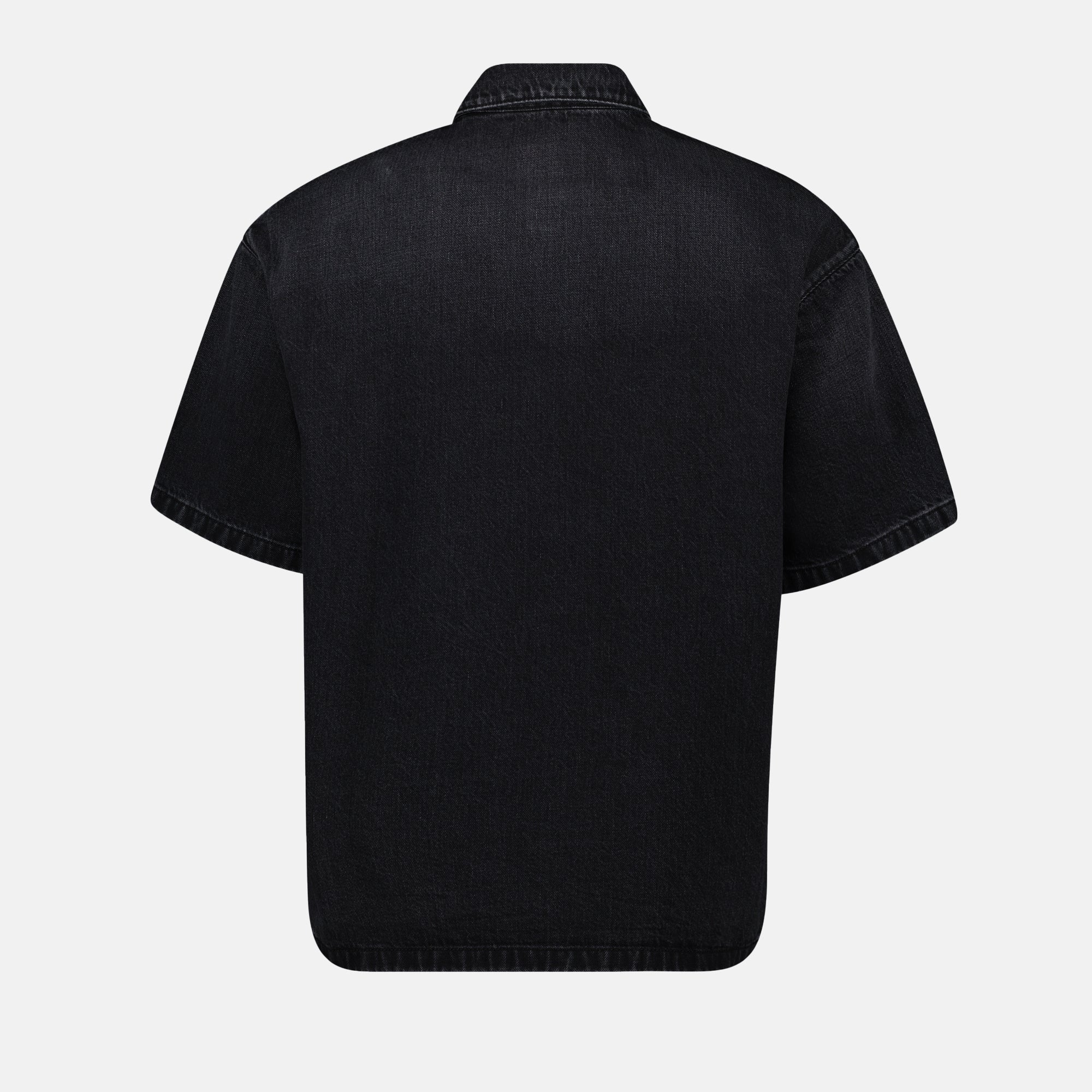 Camisas Camisa de Denim Prada Preto Homme