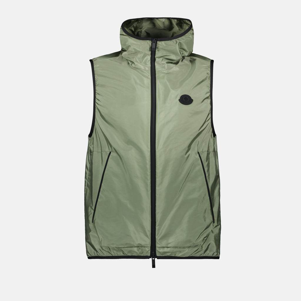 Vestes Veste sans manches Moretan Moncler Vert Homme