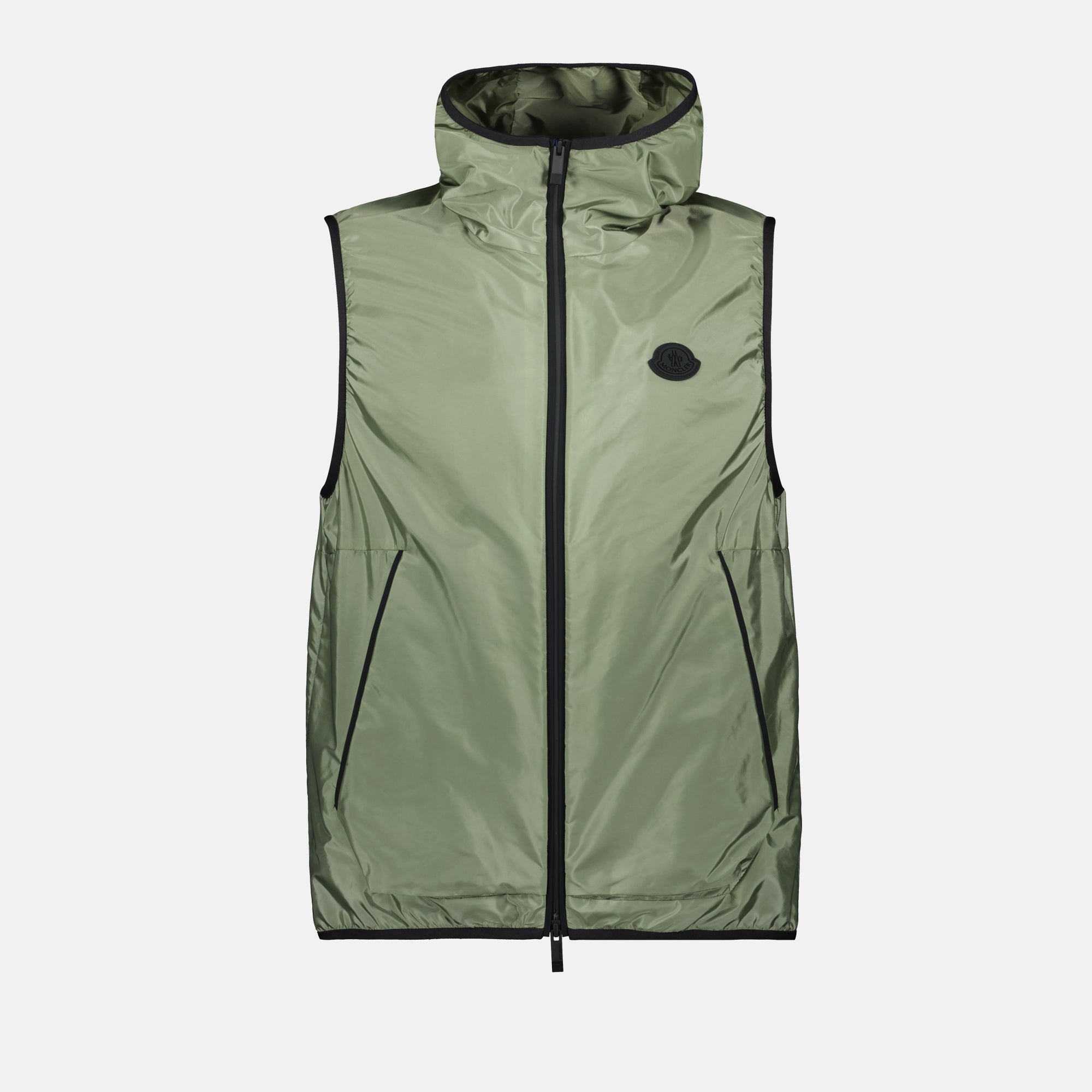 Vestes Veste sans manches Moretan Moncler Vert Homme