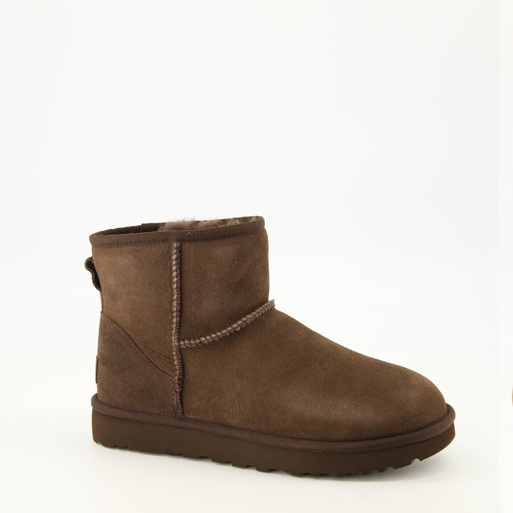 Bottines Botas de Tobillo Classic Mini II Marrón Ugg Marron Femme