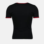 Camisetas T-shirt Assinatura Courrèges Preto Homme
