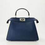 Bolsos de mano y al hombro Sac Peekaboo ISeeU Petit Fendi Azul Femme