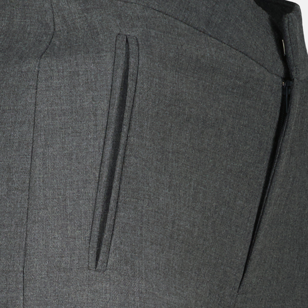 Image of the P-Romise-S1 gray tailored pants by Diesel for Women - Spring-Summer 2026 - Detailed View 2