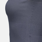 Tops Top maniche lunghe grigio a coste Max Mara Gris Femme