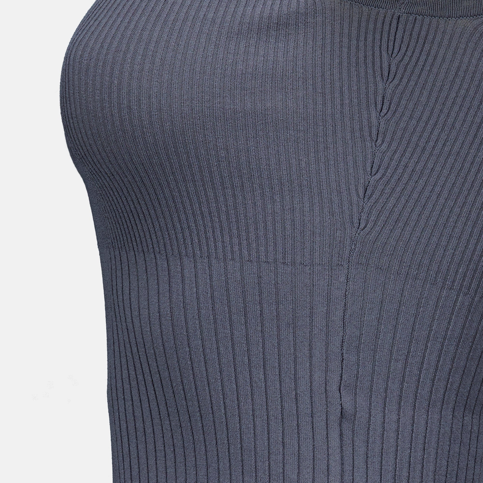 Tops Débardeur côtelé gris Max Mara Gris Femme