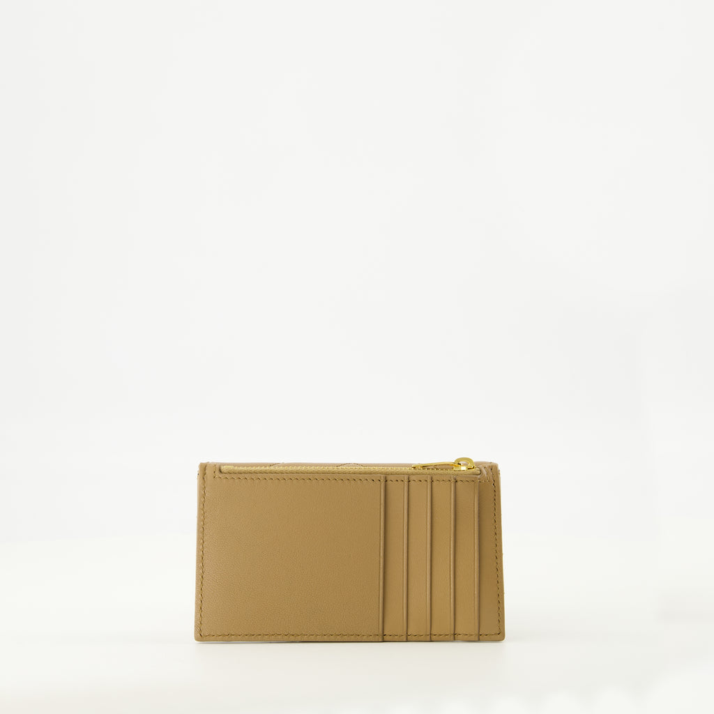 Image de l'article Porte-cartes Cassandre Fragments de la marque Saint Laurent pour Femme - Saison Automne-Hiver 2025 - Vue de Dos