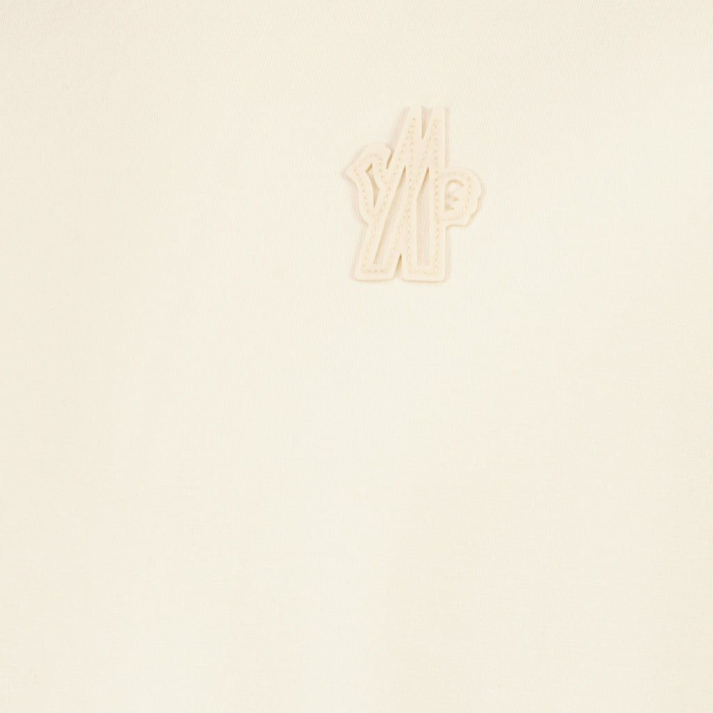 T-shirts Conjunto de tres camisetas de algodón en negro, beige y caqui Moncler Grenoble Multicolore Homme