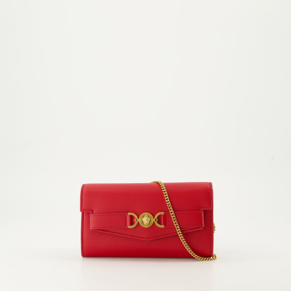 Pequeños artículos de cuero Pochette Medusa '95 Versace Rojo Femme