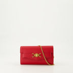 Pequeños artículos de cuero Pochette Medusa '95 Versace Rojo Femme