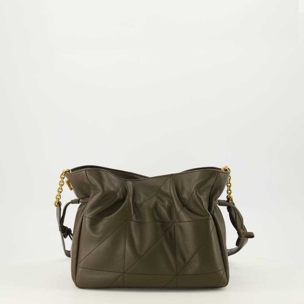 Sacs seau Sac Jamie shoulder pouch en cuir kaki Saint Laurent Kaki Femme