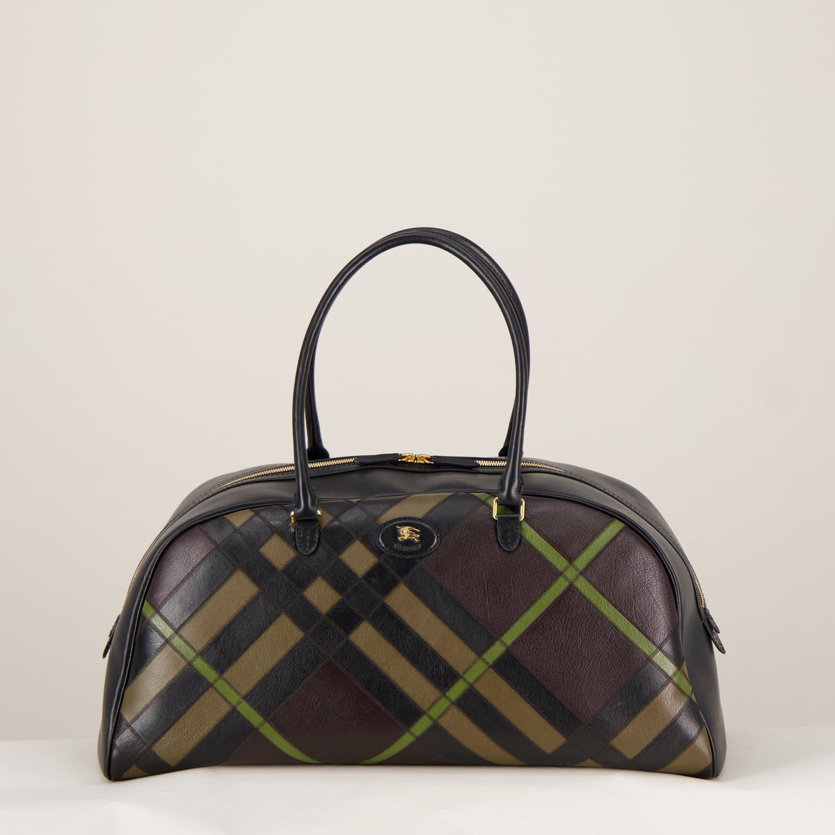 Sacs de sport et voyage ハイランドチェックボウリングバッグ Burberry Marron Homme