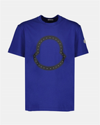 T-shirts H1091 8C00015 8390T 77n medium blue Moncler Bleu Homme