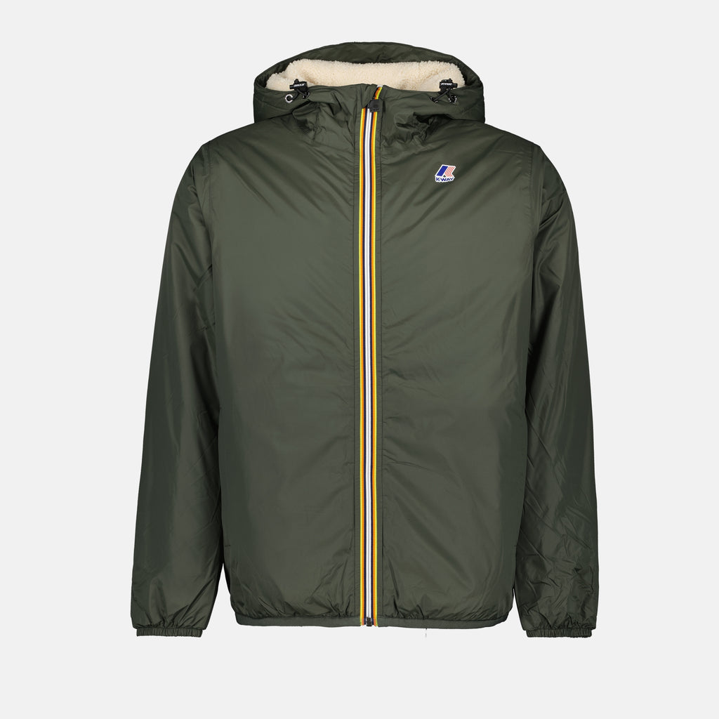 Jacken Le vrai 3.0 Eiffel Orsetto Jacke K-Way Khaki Unisex