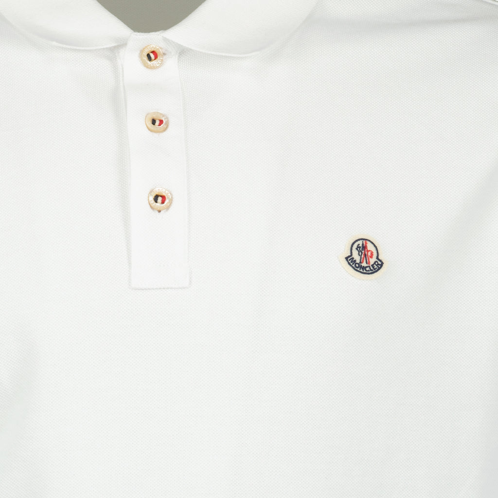 Poloshirts Logo Polo Moncler Weiß Homme
