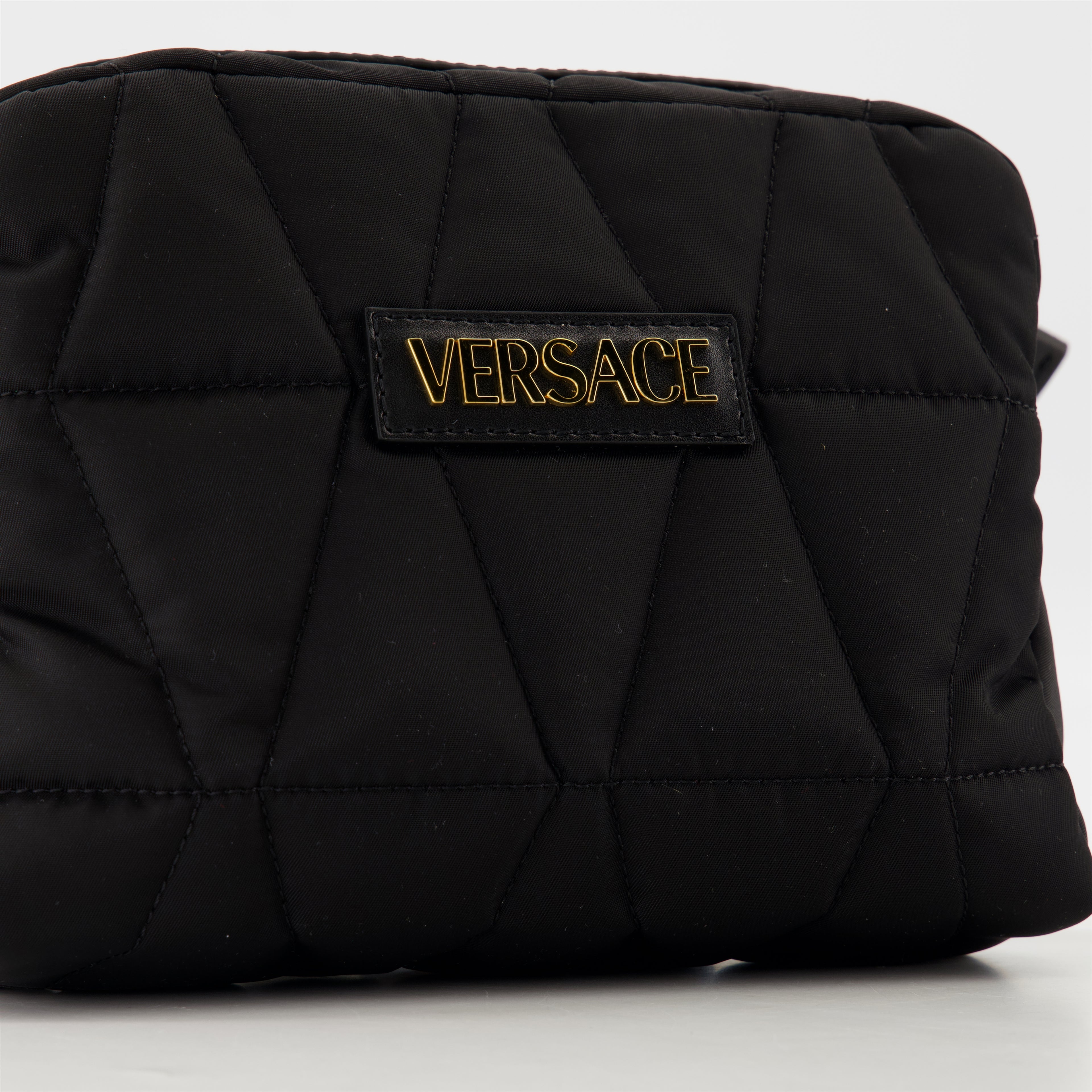 Bolsas de cinto Saco de Cintura em Nylon Versace Preto Homme