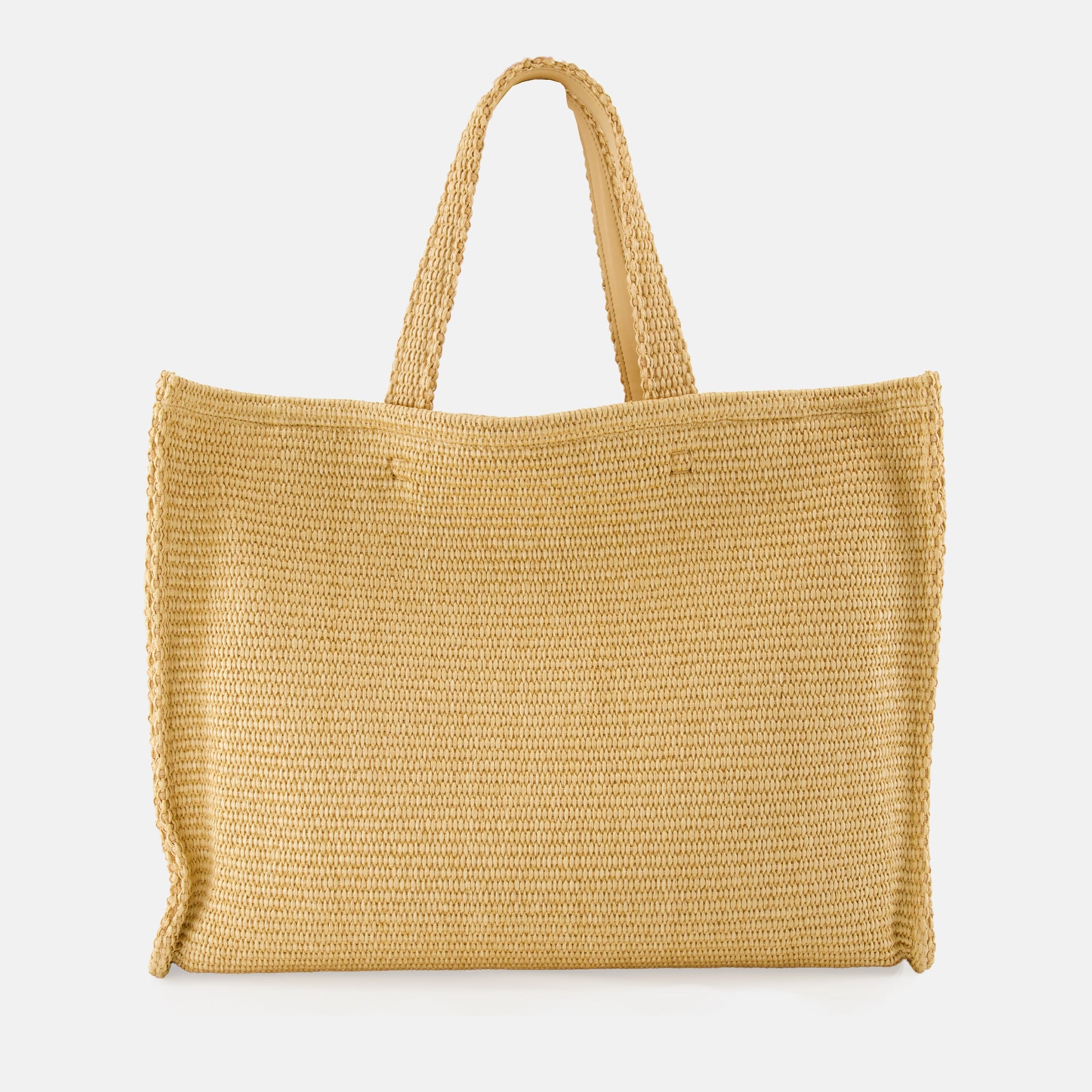 Bolsas tote Sac G-Tote en raphia Givenchy Bege Femme