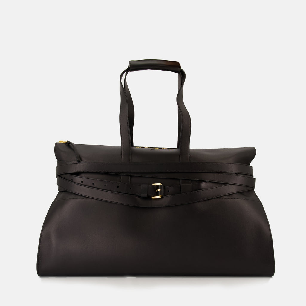 Image de l'article Sac Shopper en cuir de la marque Moschino pour Femme - Saison Automne-Hiver 2025 - Vue de Face