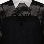 ドレス P3I67R S 231 12BZ f0967 nero+bianco Prada 黒 Femme