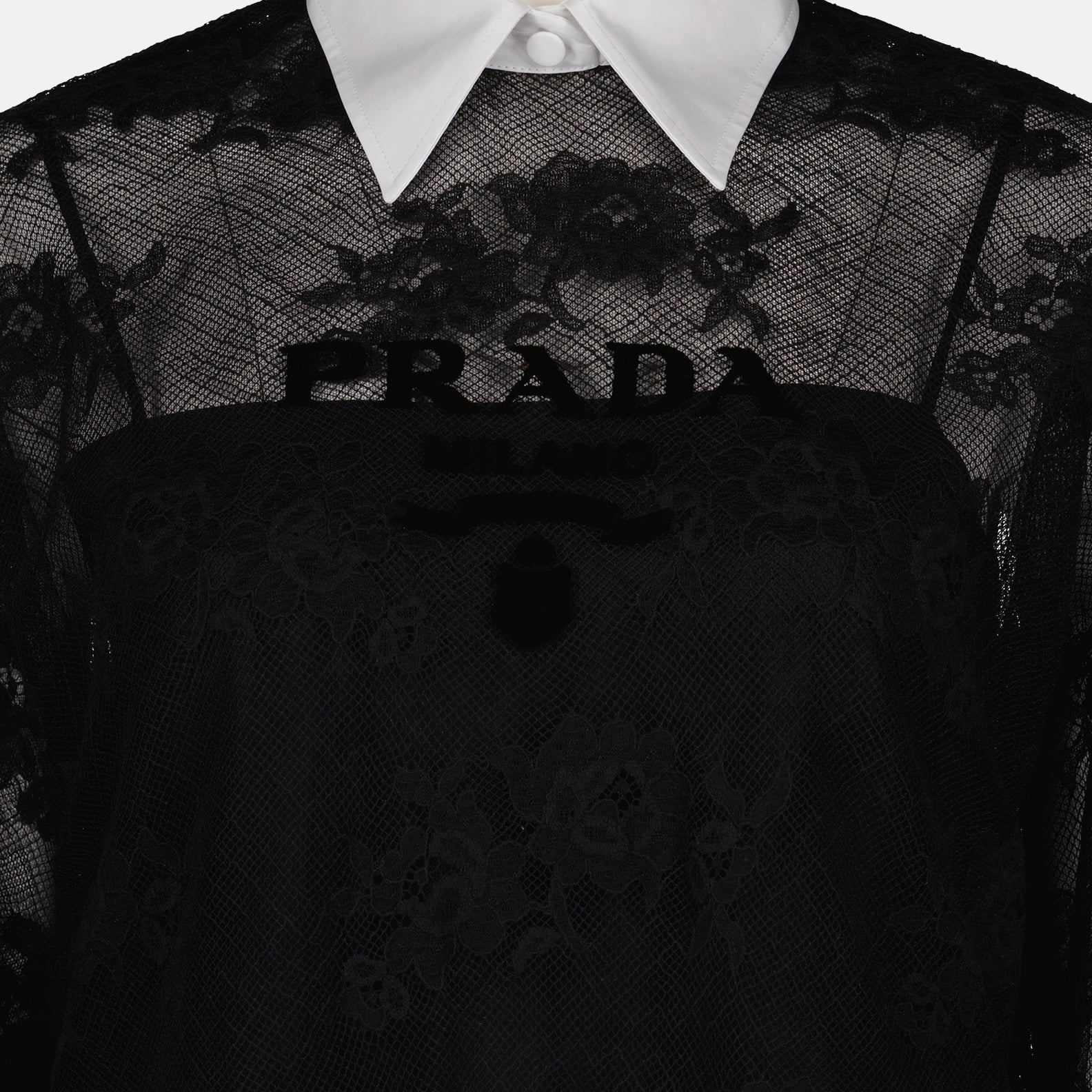 Vestidos P3I67R S 231 12BZ f0967 nero+bianco Prada Negro Femme