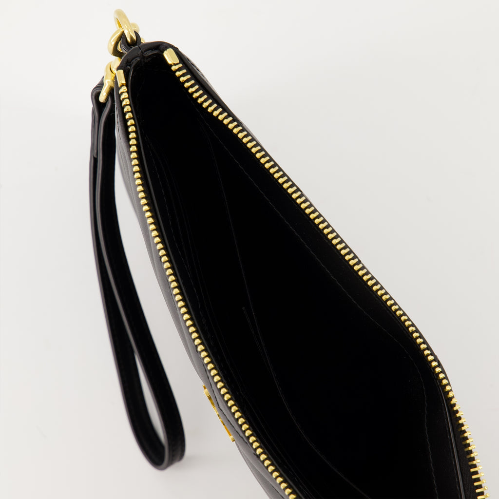 Bolsos de mano Clutch Cassandre Saint Laurent Negro Mujer