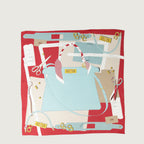 Écharpes, foulards et gants Foulard en soie Fendi Bleu Femme