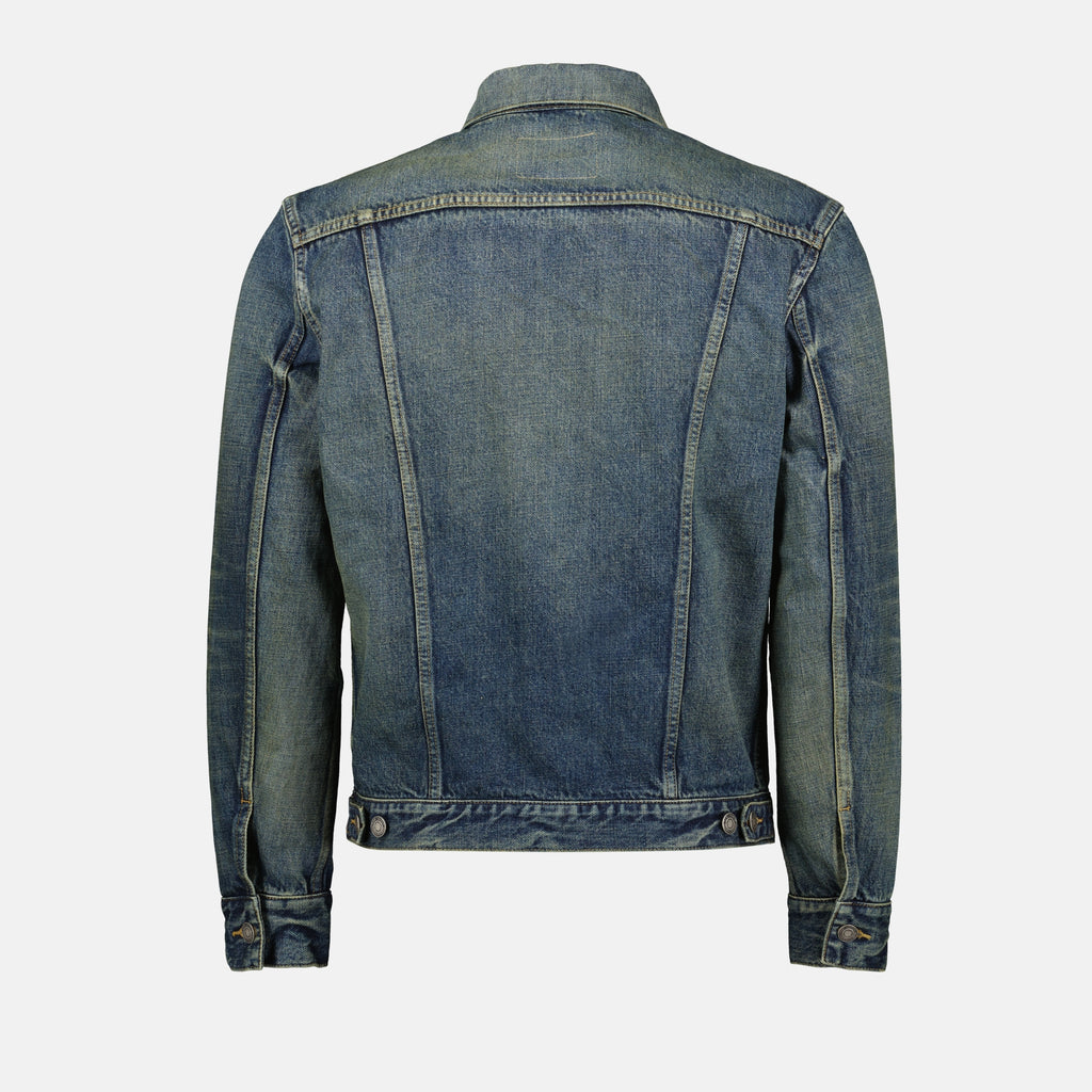 Vestes Veste en jean Saint Laurent Bleu Homme
