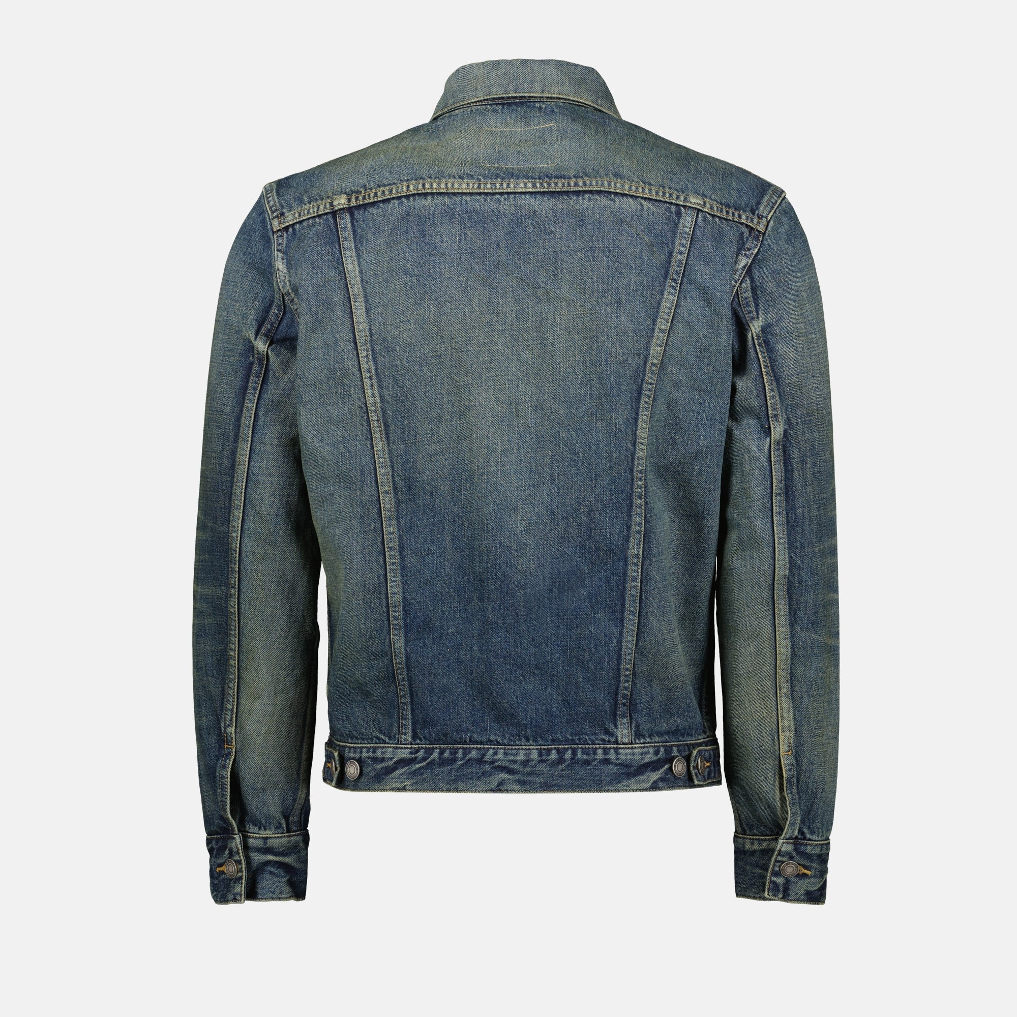 Vestes Veste en jean Saint Laurent Bleu Homme