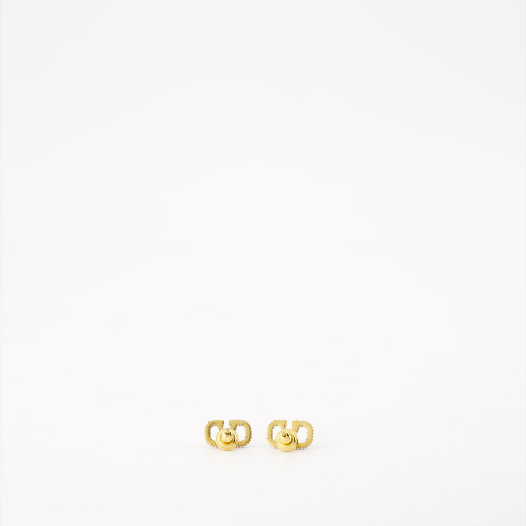 Bijoux Boucles d'oreilles Vlogo en cristaux Valentino Garavani Doré Femme