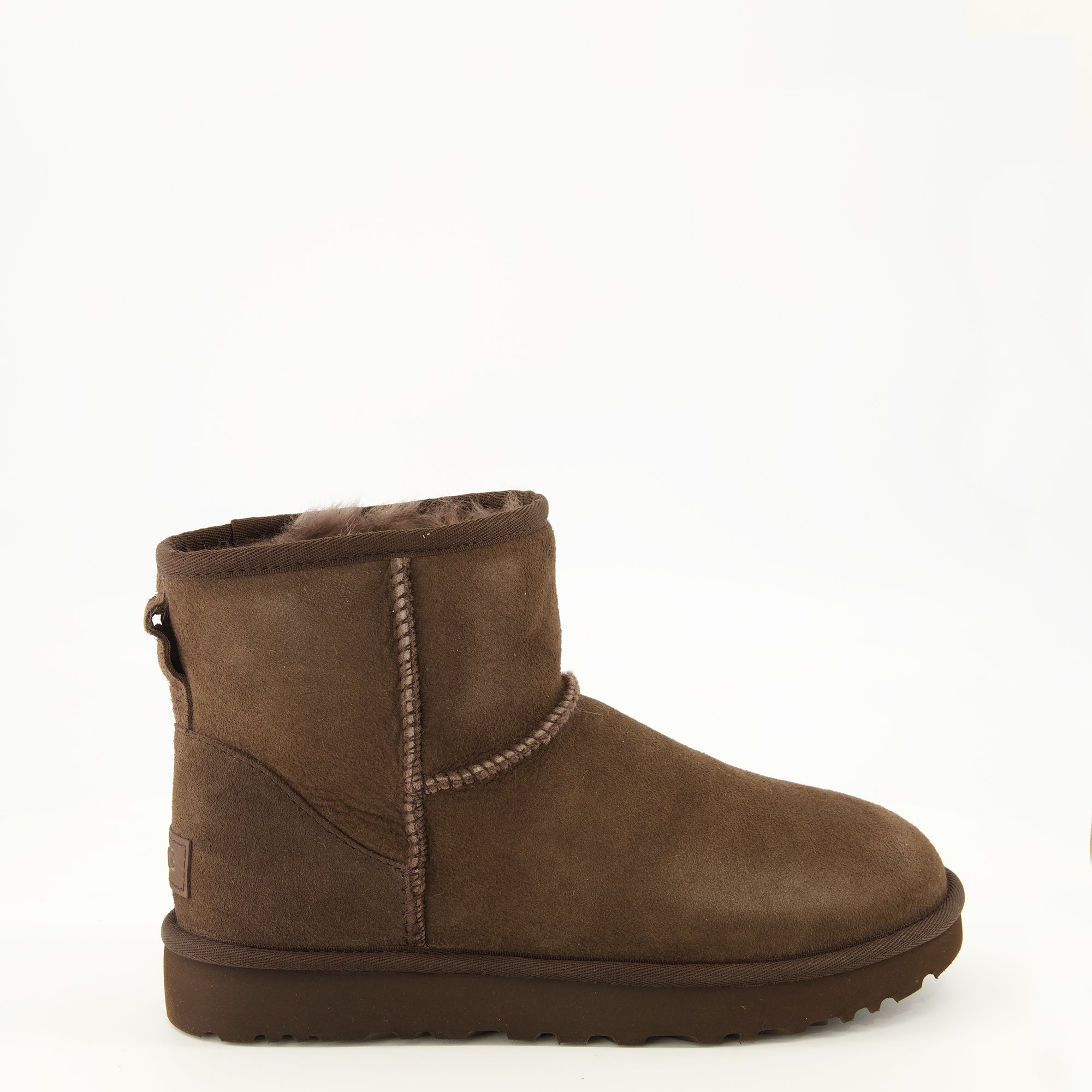 Bottines Classic Mini II Brown Ankle Boots Ugg Marron Femme